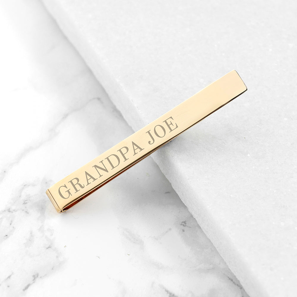 Personalised Message Tie Clip - treat-republic