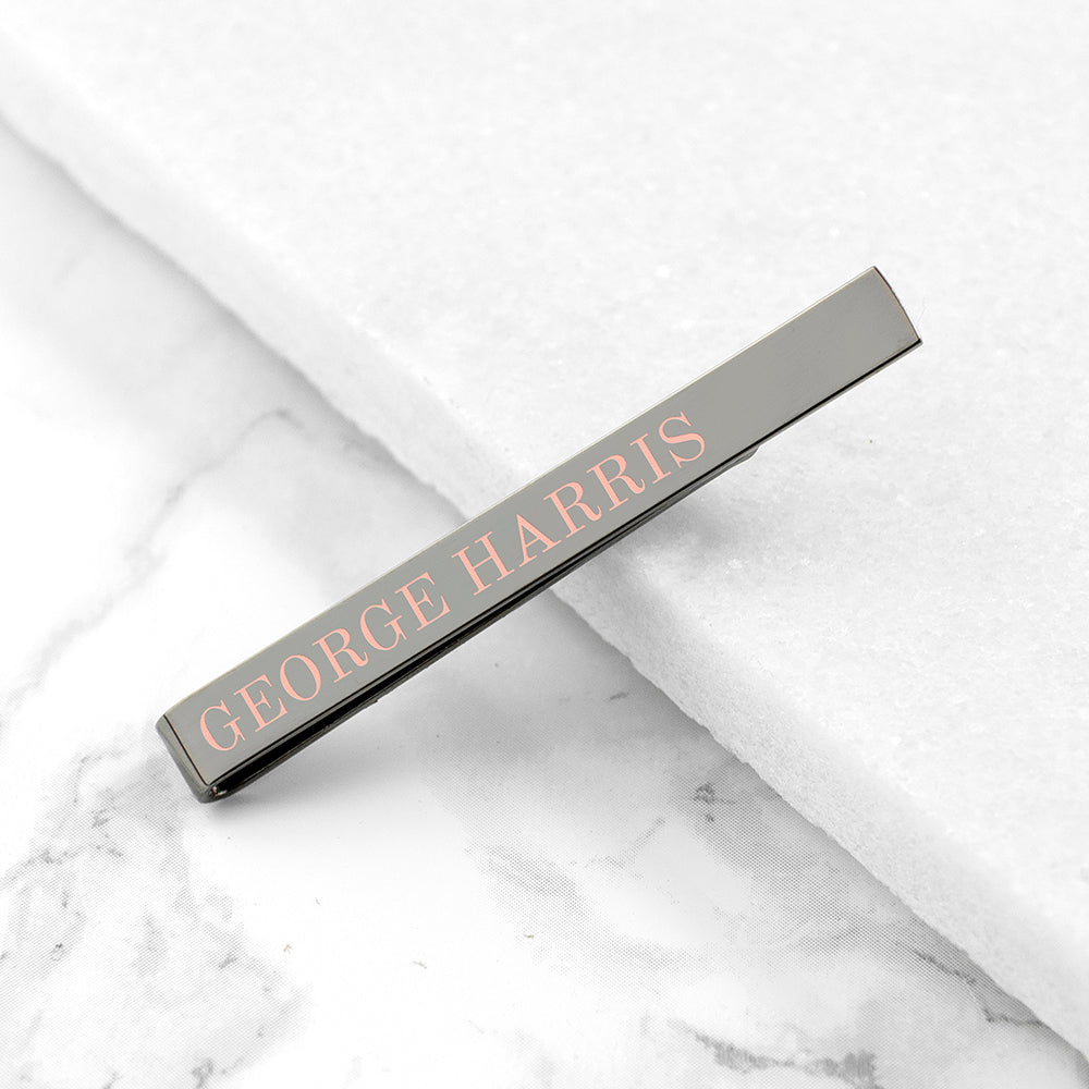 Personalised Message Tie Clip - treat-republic