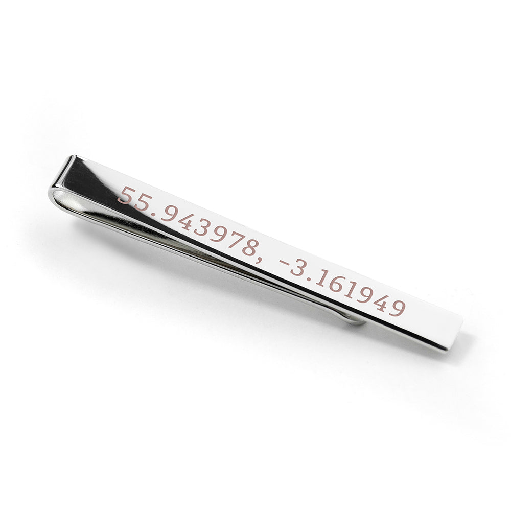 Special Coordinates Tie Clip - treat-republic