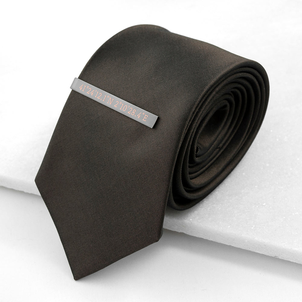 Special Coordinates Tie Clip - treat-republic