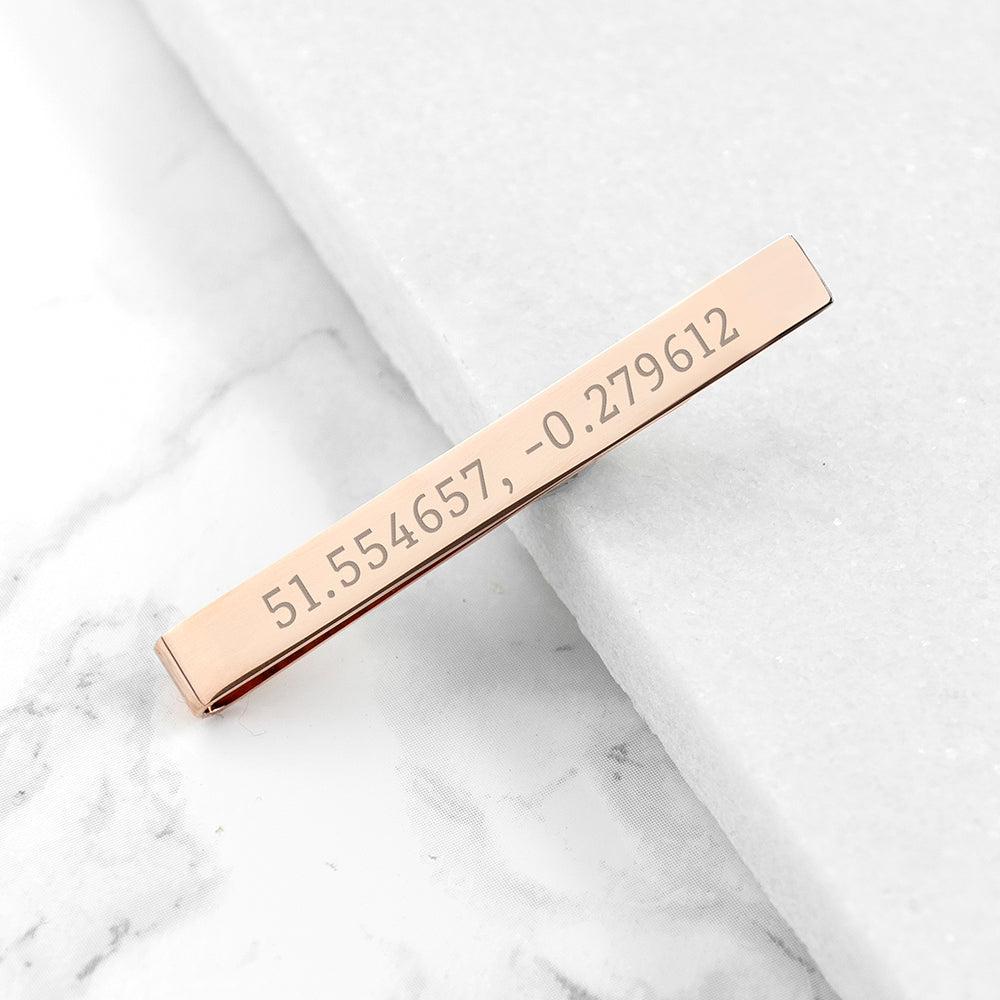 Special Coordinates Tie Clip - treat-republic