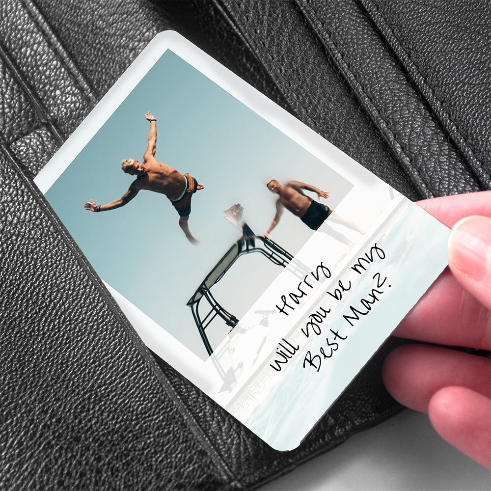 Personalised Groomsman Photographic Wallet Keepsake - treat-republic