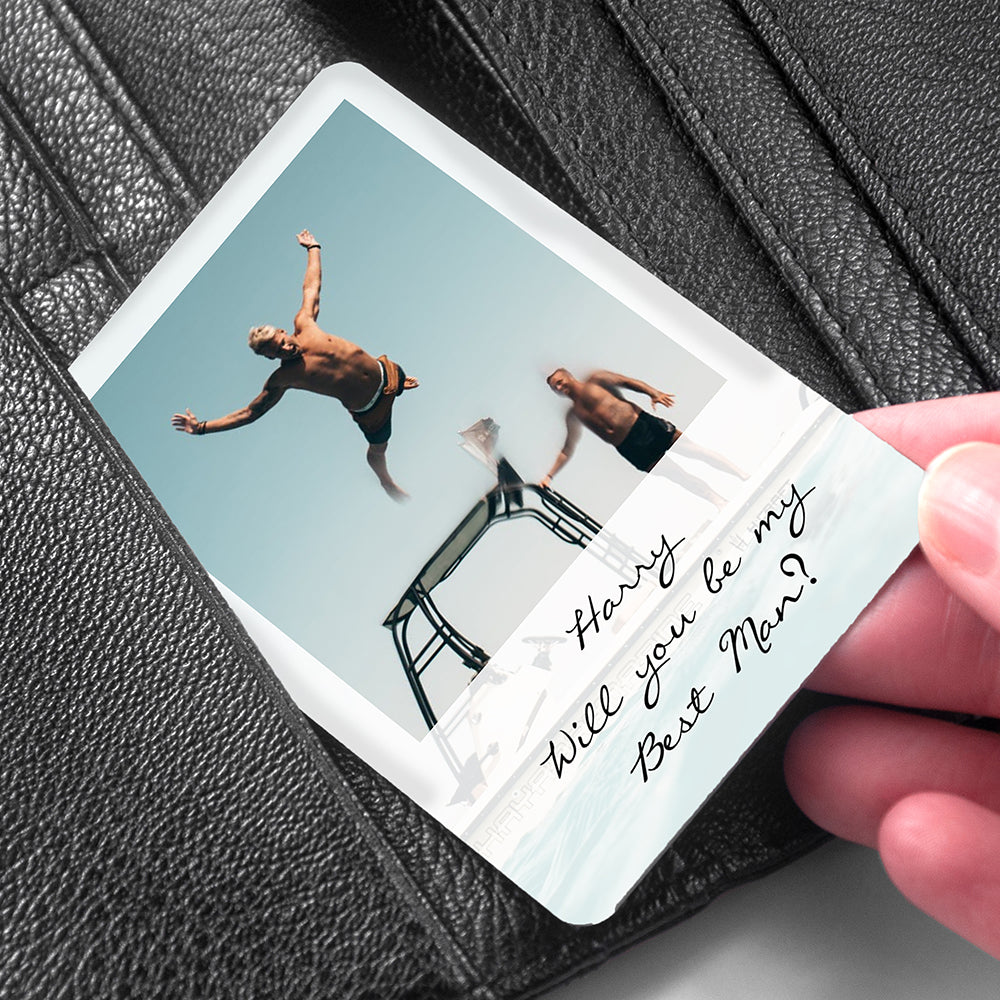 Personalised Groomsman Photographic Wallet Keepsake - treat-republic