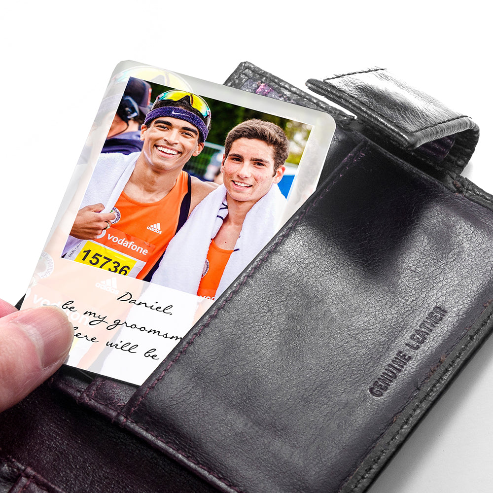 Personalised Groomsman Photographic Wallet Keepsake - treat-republic