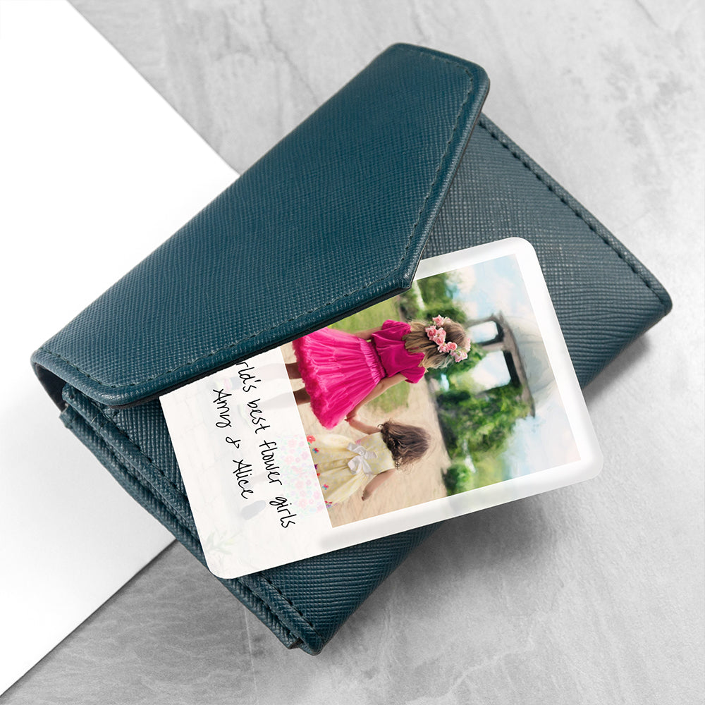 Personalised Flower Girl Photographic Wallet Keepsake - treat-republic