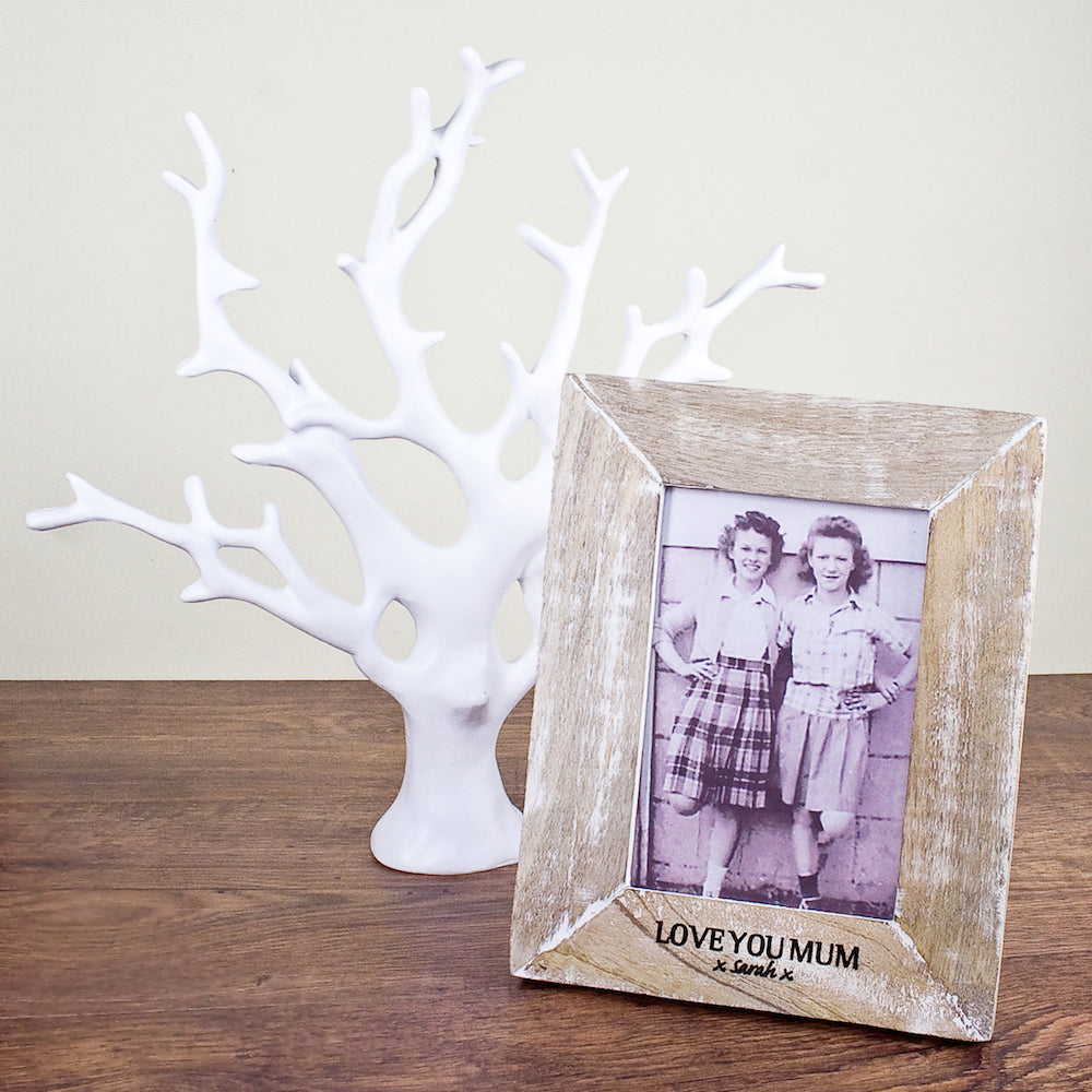 Single Rustic Photo Frame Wide Edge - treat-republic