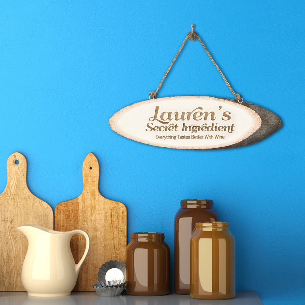 My Secret Ingredient Wooden Sign - treat-republic