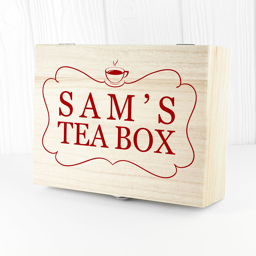 'Love Chai' Tea Box With Name - treat-republic