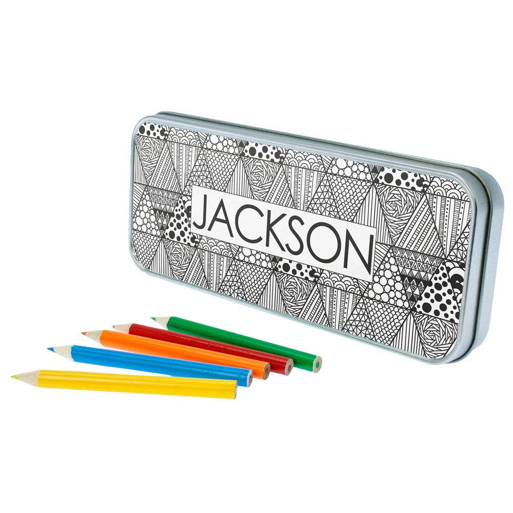 Abstract Sketch Pencil Case - treat-republic