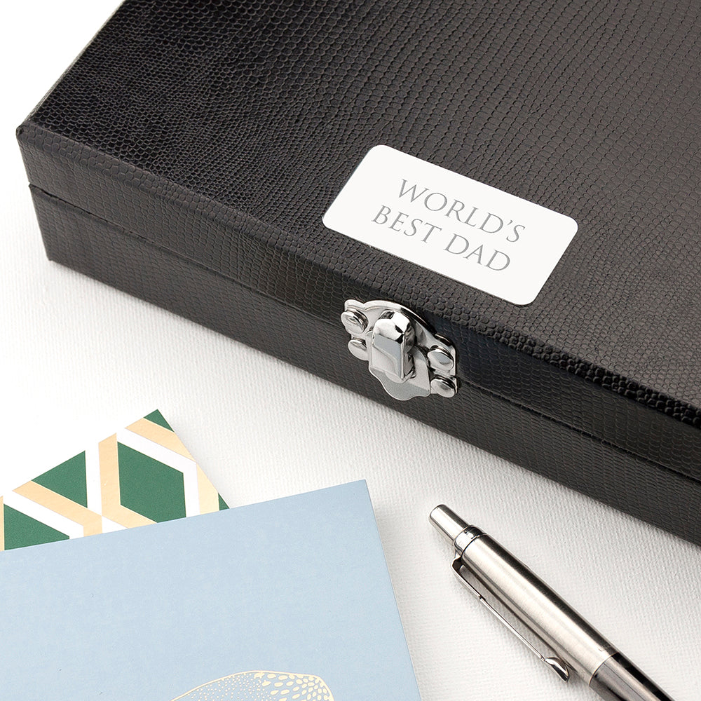 Personalised 12 Compartment Cufflink Box - treat-republic