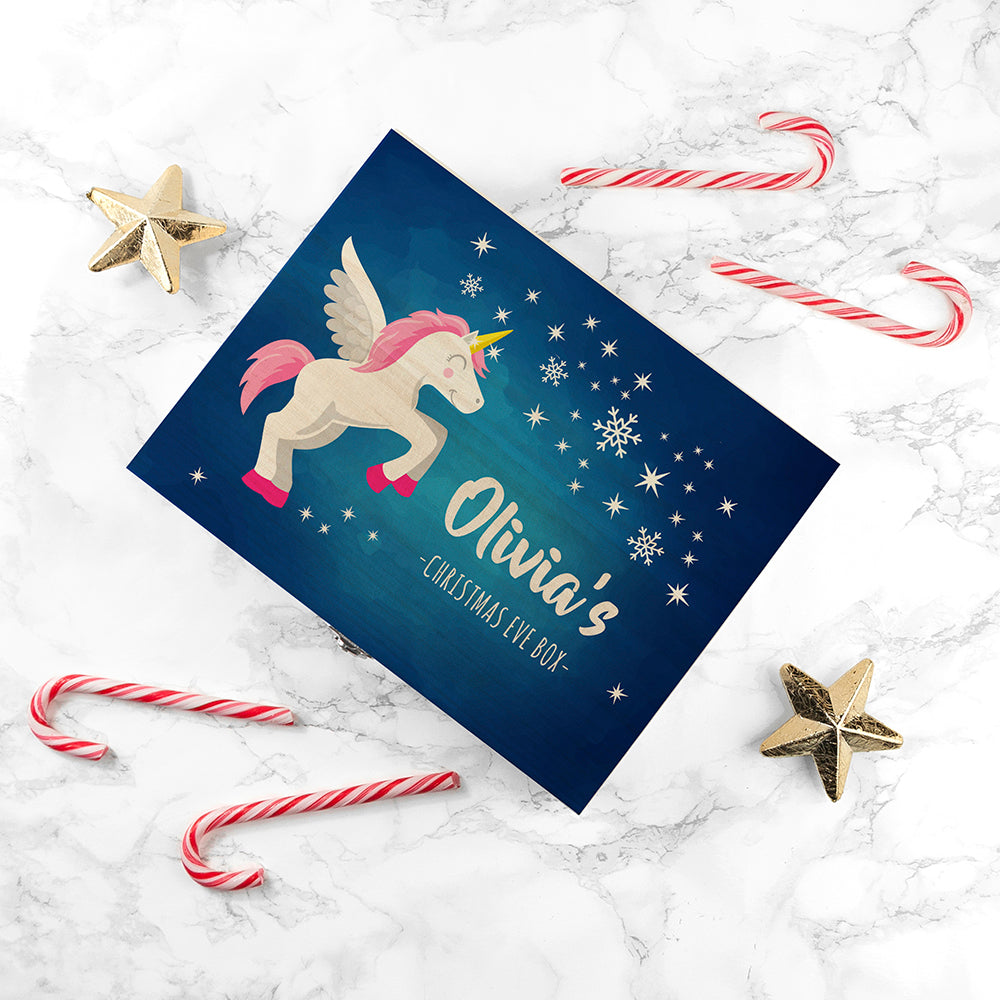 Personalised Baby Unicorn Christmas Eve Box - treat-republic