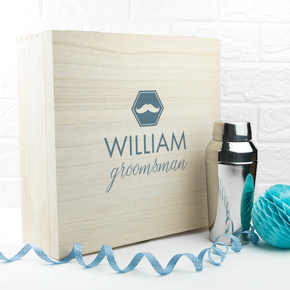 Personalised Classic Groomsman Box - treat-republic