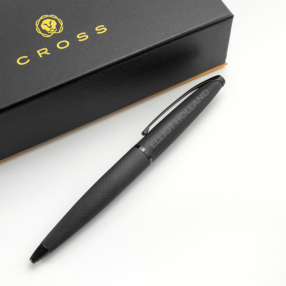 Personalised Cross ATX Pen in Black - treat-republic