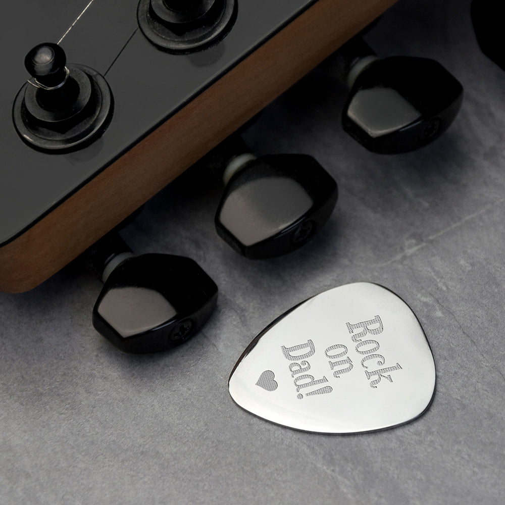 Personalised Dad's Plectrum - treat-republic