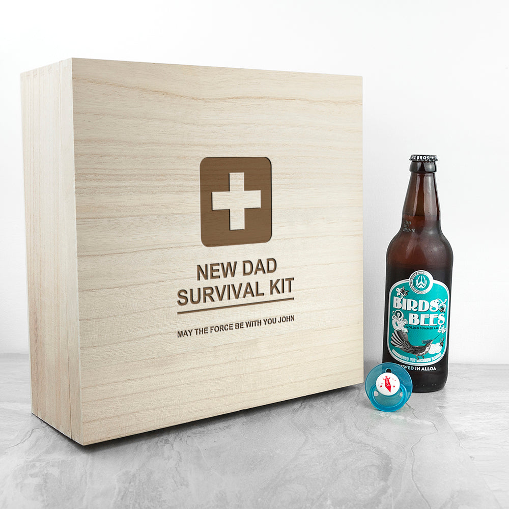 Personalised Emergency New Dad Kit - treat-republic