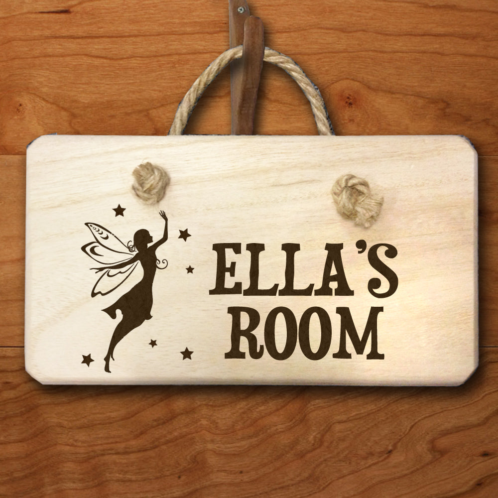 Personalised Fairy Engraved Door Hanger - treat-republic