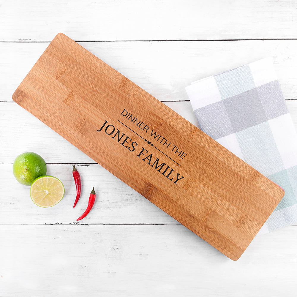 Personalised Family Dinner Serving Board - treat-republic
