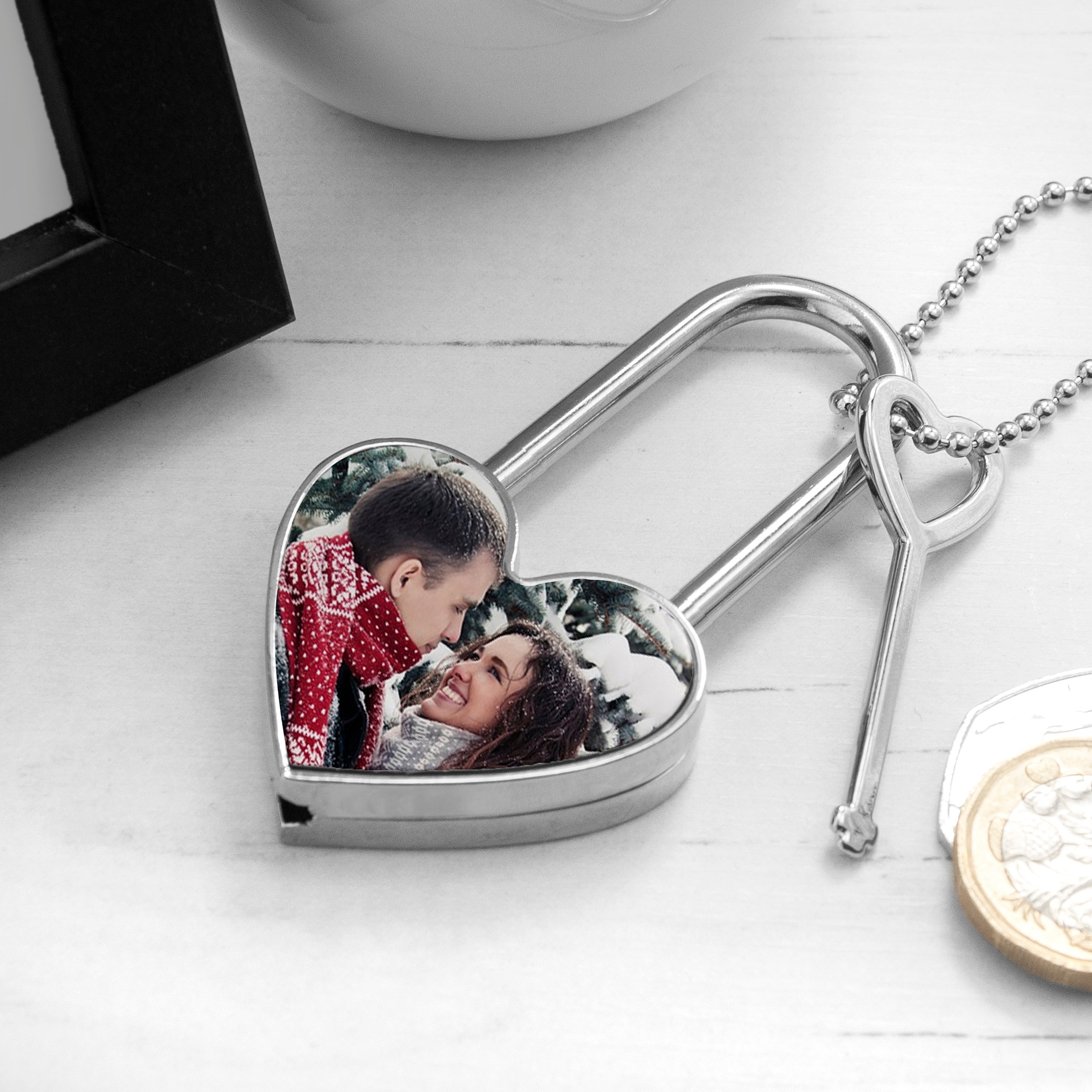 Personalised Favourite Memory Heart Padlock - treat-republic
