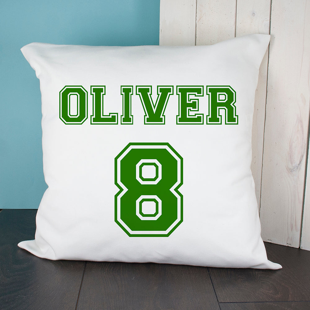Personalised Football Kit Cushion Cover - treat-republic