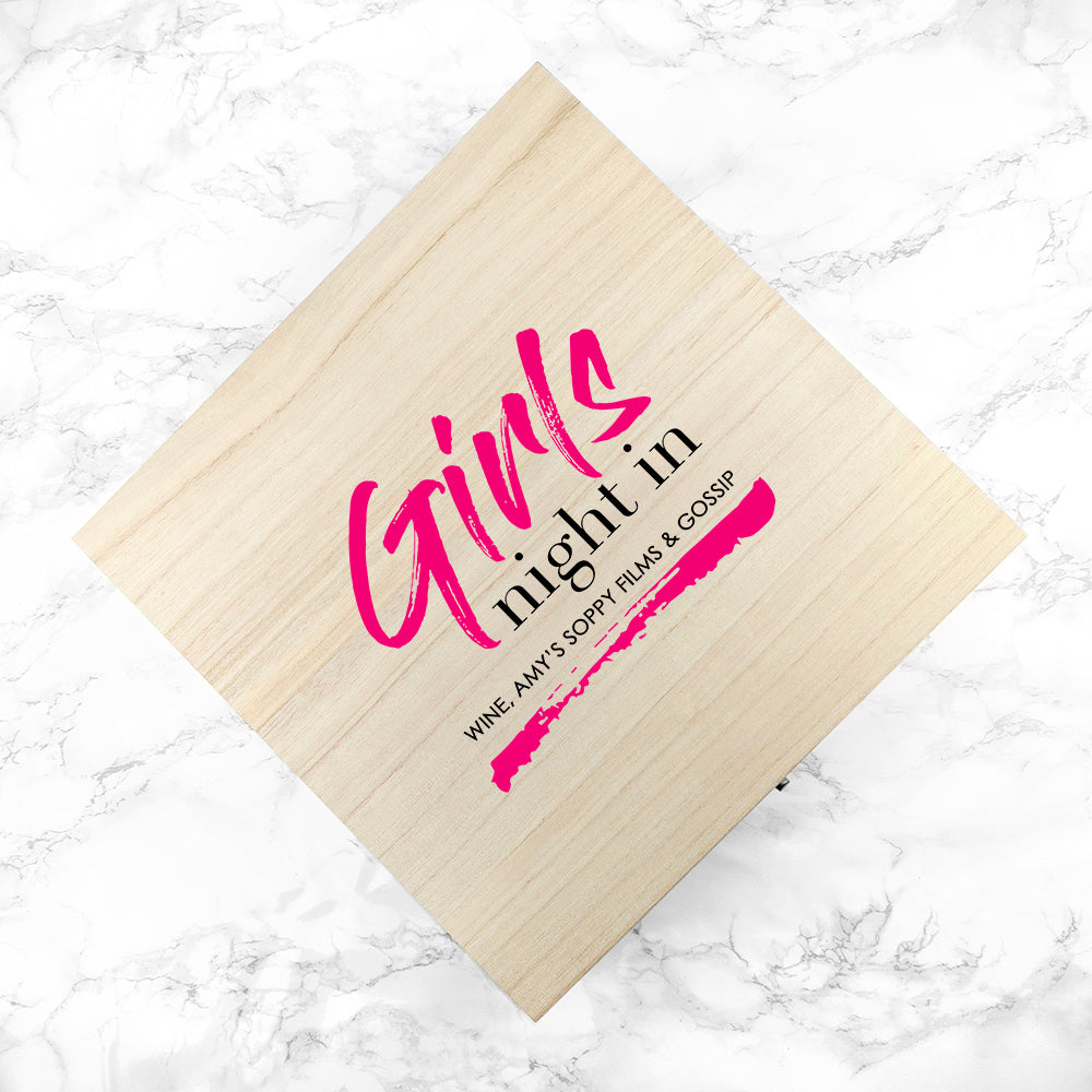 Personalised Girls' Night In Box - treat-republic