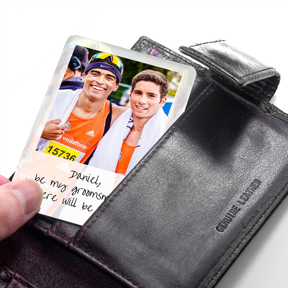 Personalised Groomsman Photographic Wallet Keepsake - treat-republic