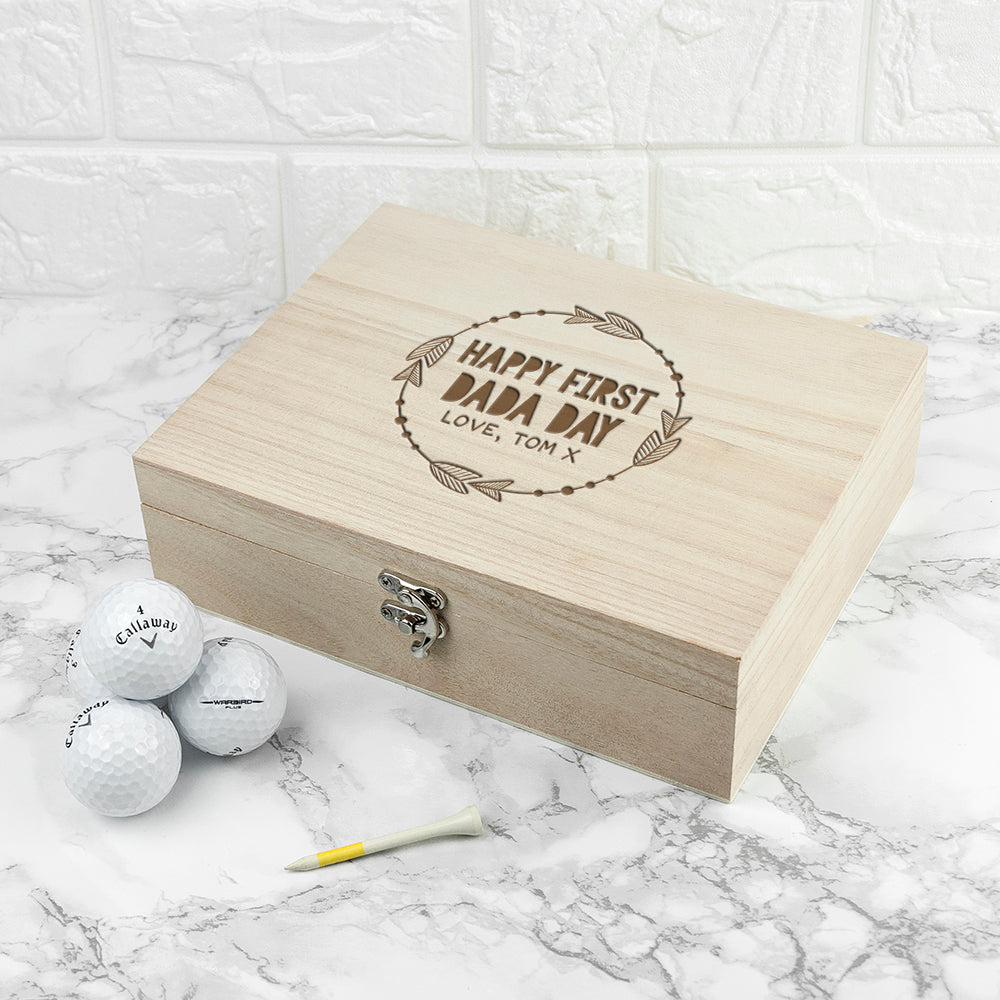 Personalised Happy First Papa Day Box - treat-republic
