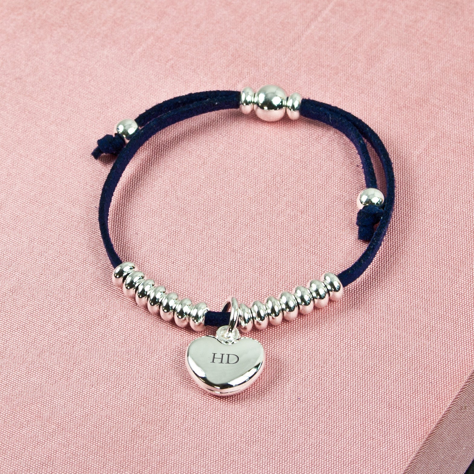 Personalised Heart Friendship Bracelet - treat-republic