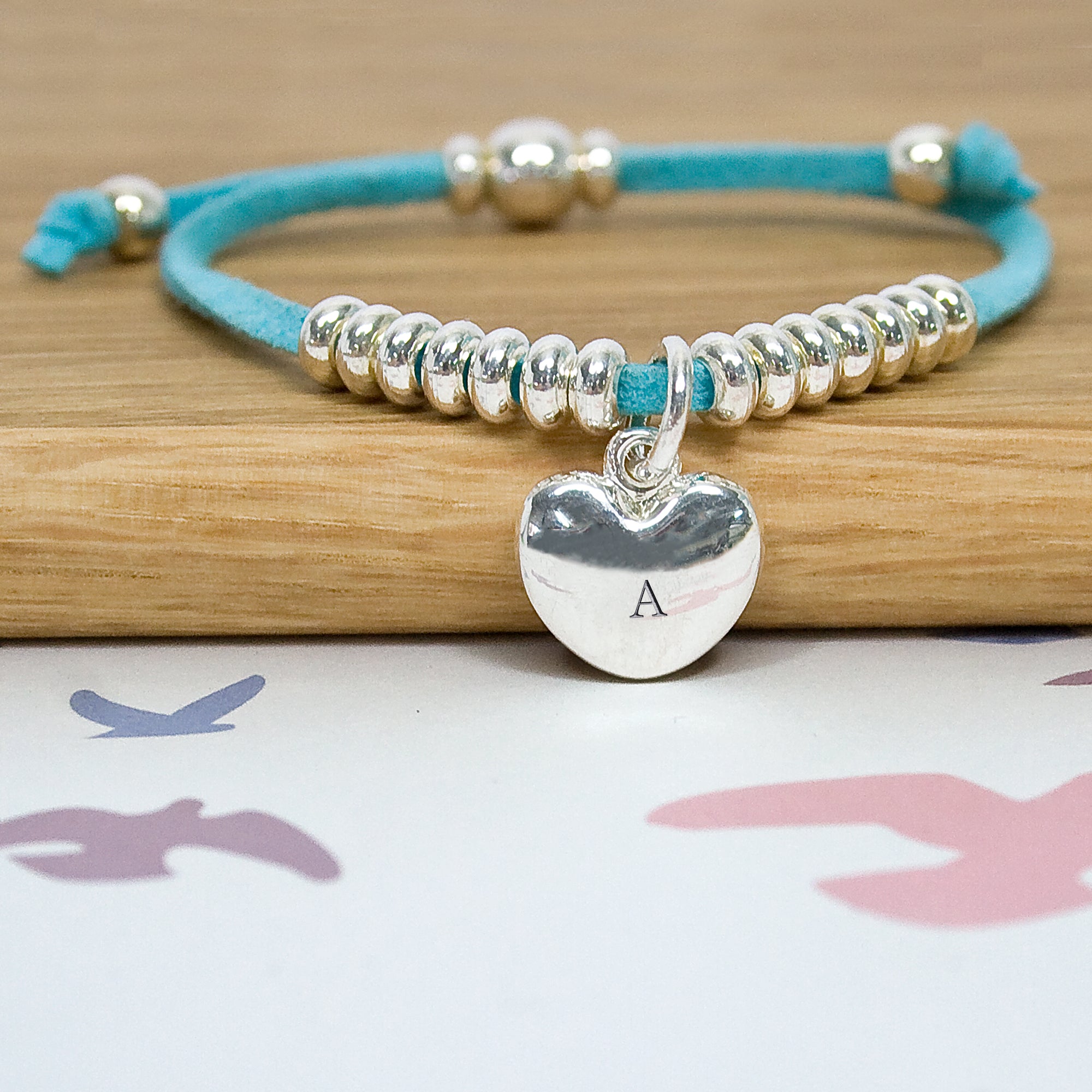 Personalised Heart Friendship Bracelet - treat-republic