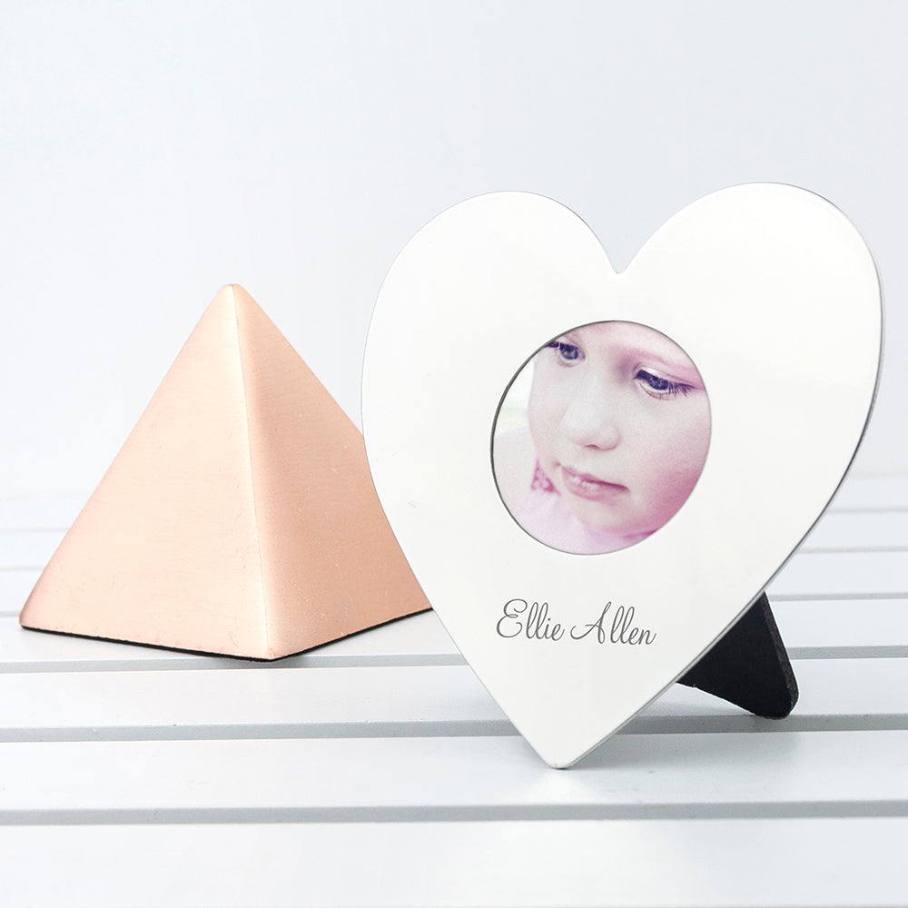 Personalised Heart Photo Frame - treat-republic