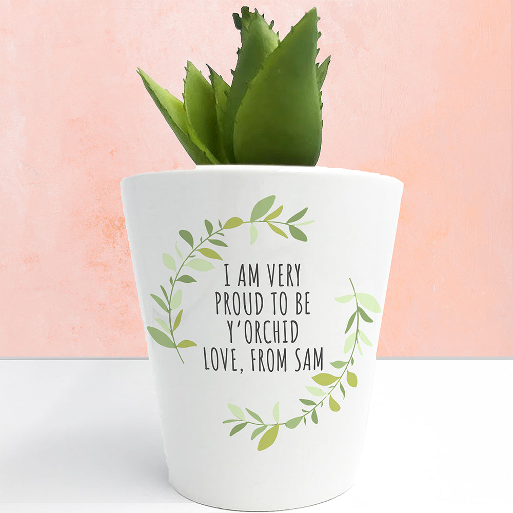 Personalised Love Mum Mini Plant Pot - treat-republic