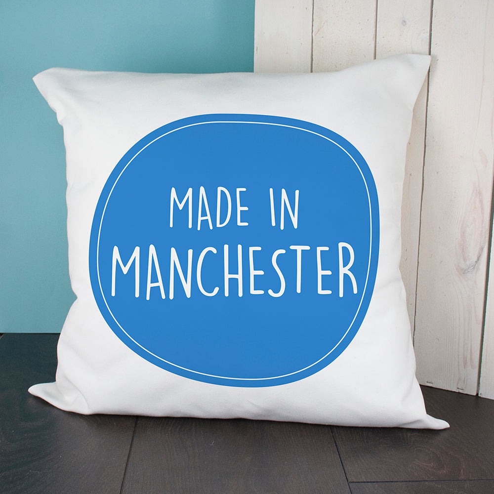 Personalised Made In Cushion Cover - treat-republic