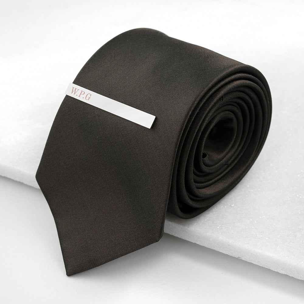 Personalised Message Tie Clip - treat-republic