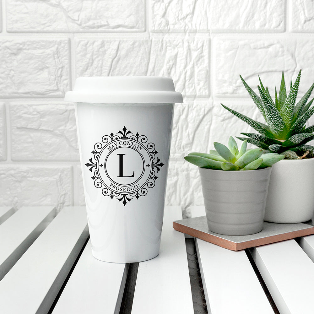 Personalised Monogrammed Ceramic Eco Cup - treat-republic