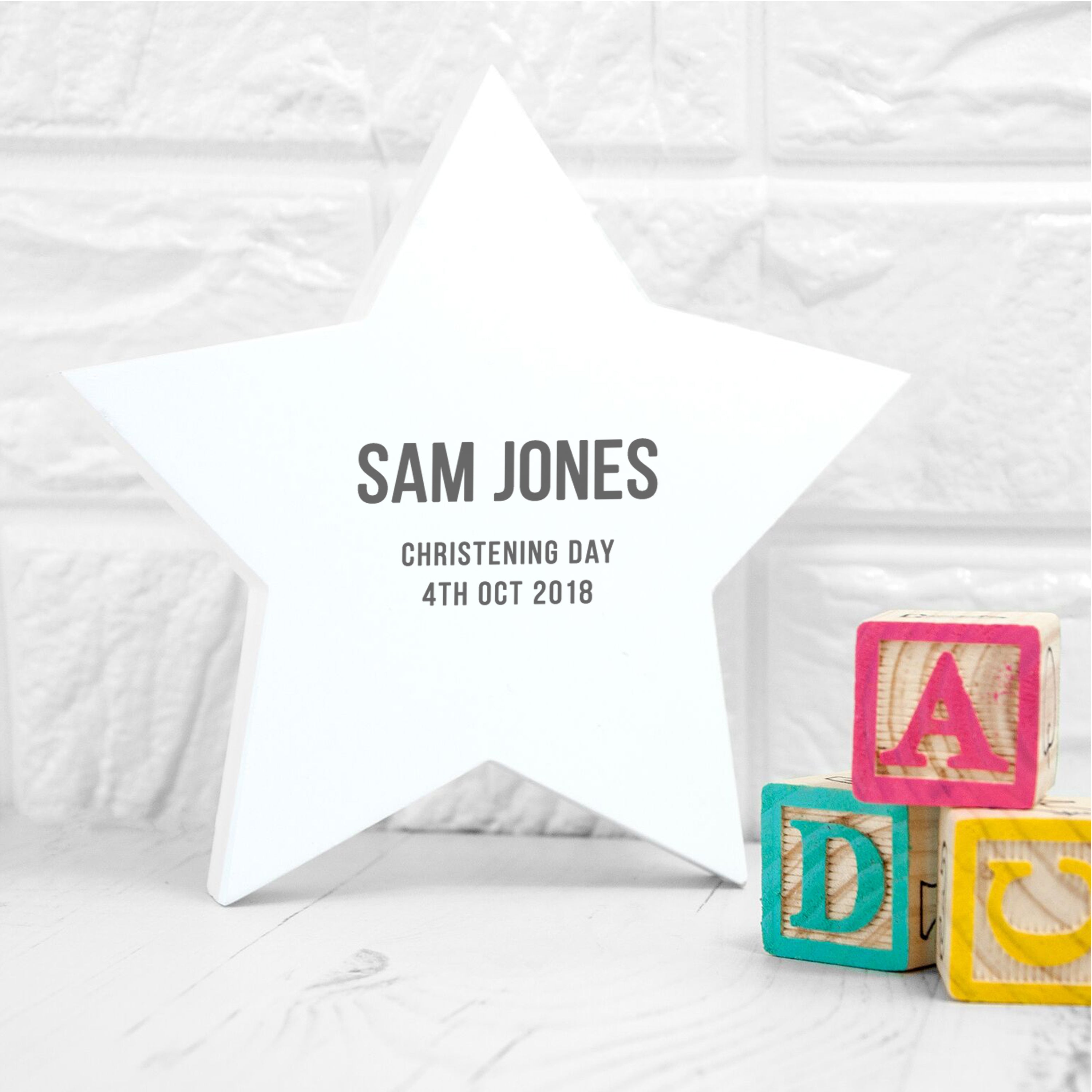 Personalised Newborn Baby Star Keepsake - treat-republic