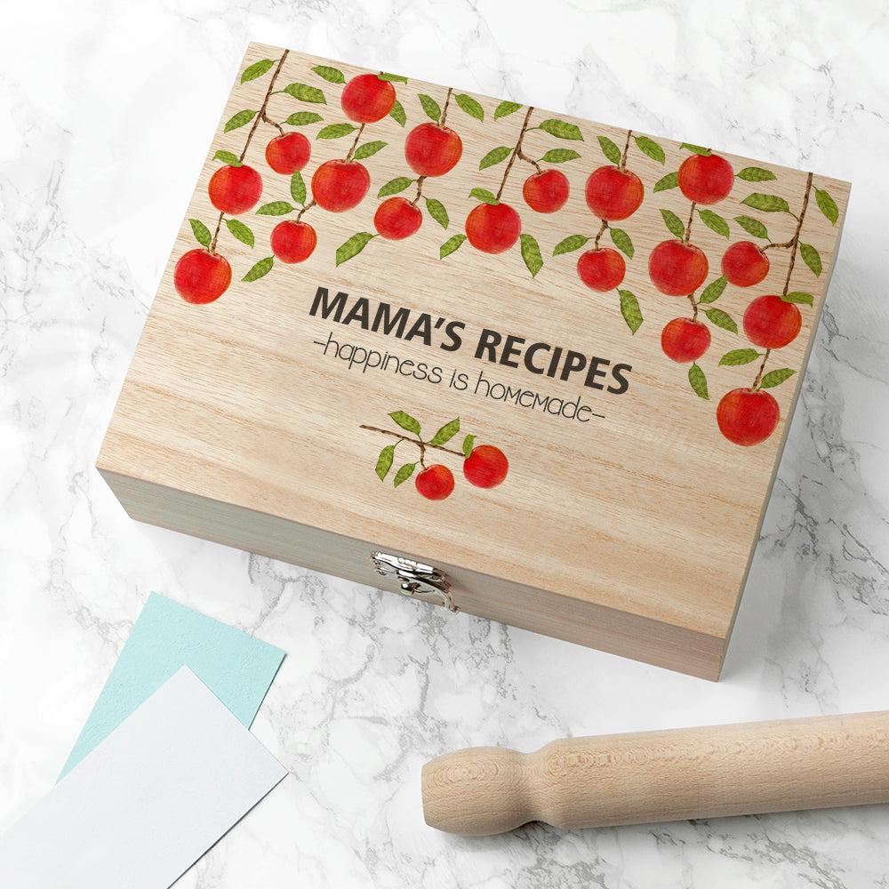 Personalised Orchard Recipe Box - treat-republic