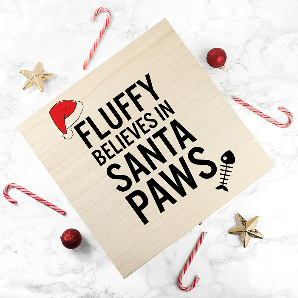 Personalised Pets Santa Paws Christmas Eve Box - treat-republic