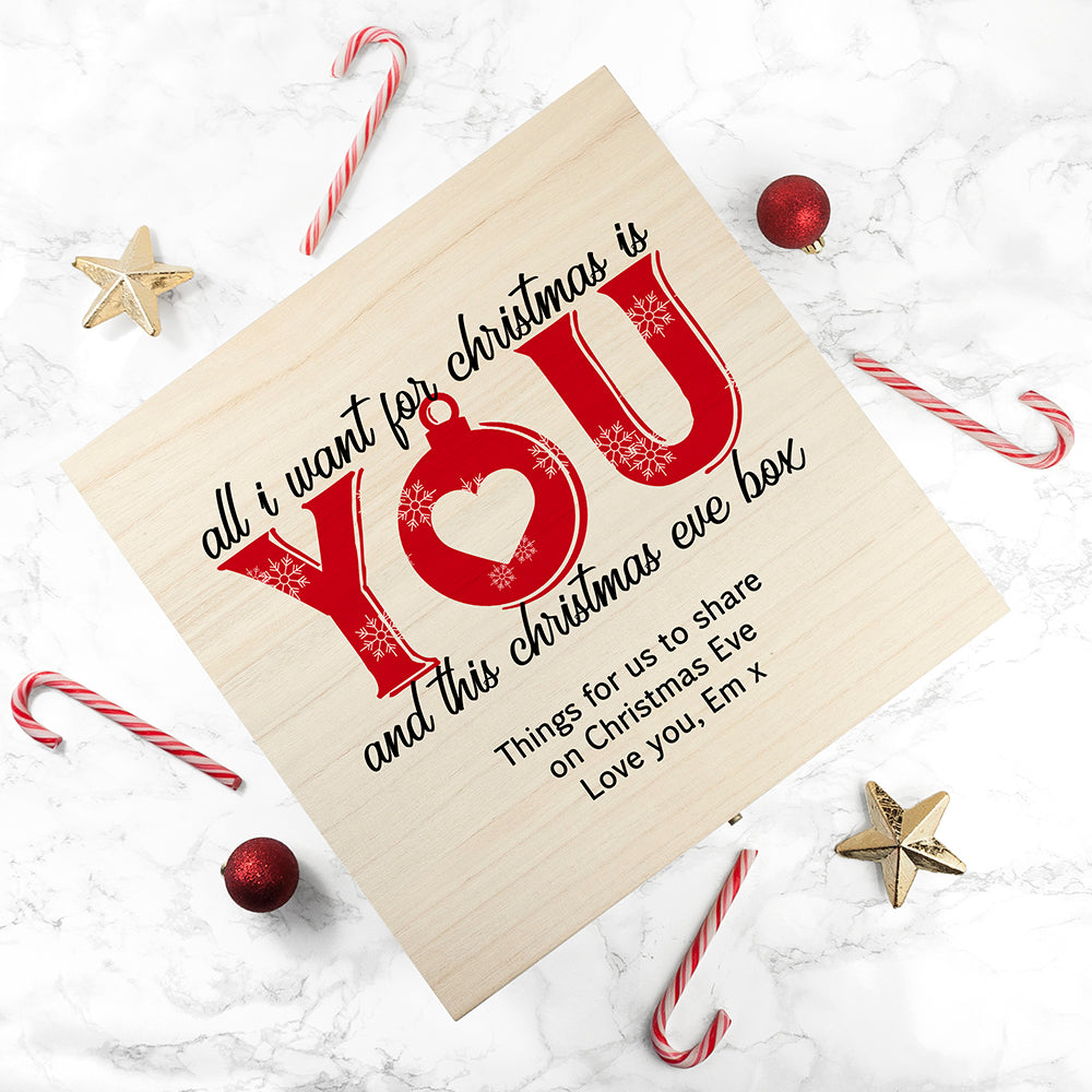 Personalised Romantic Couples Christmas Eve Box - treat-republic