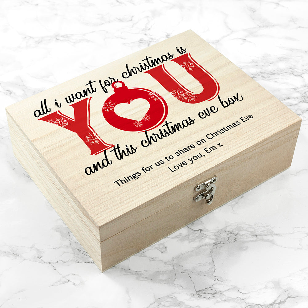 Personalised Romantic Couples Christmas Eve Box - treat-republic