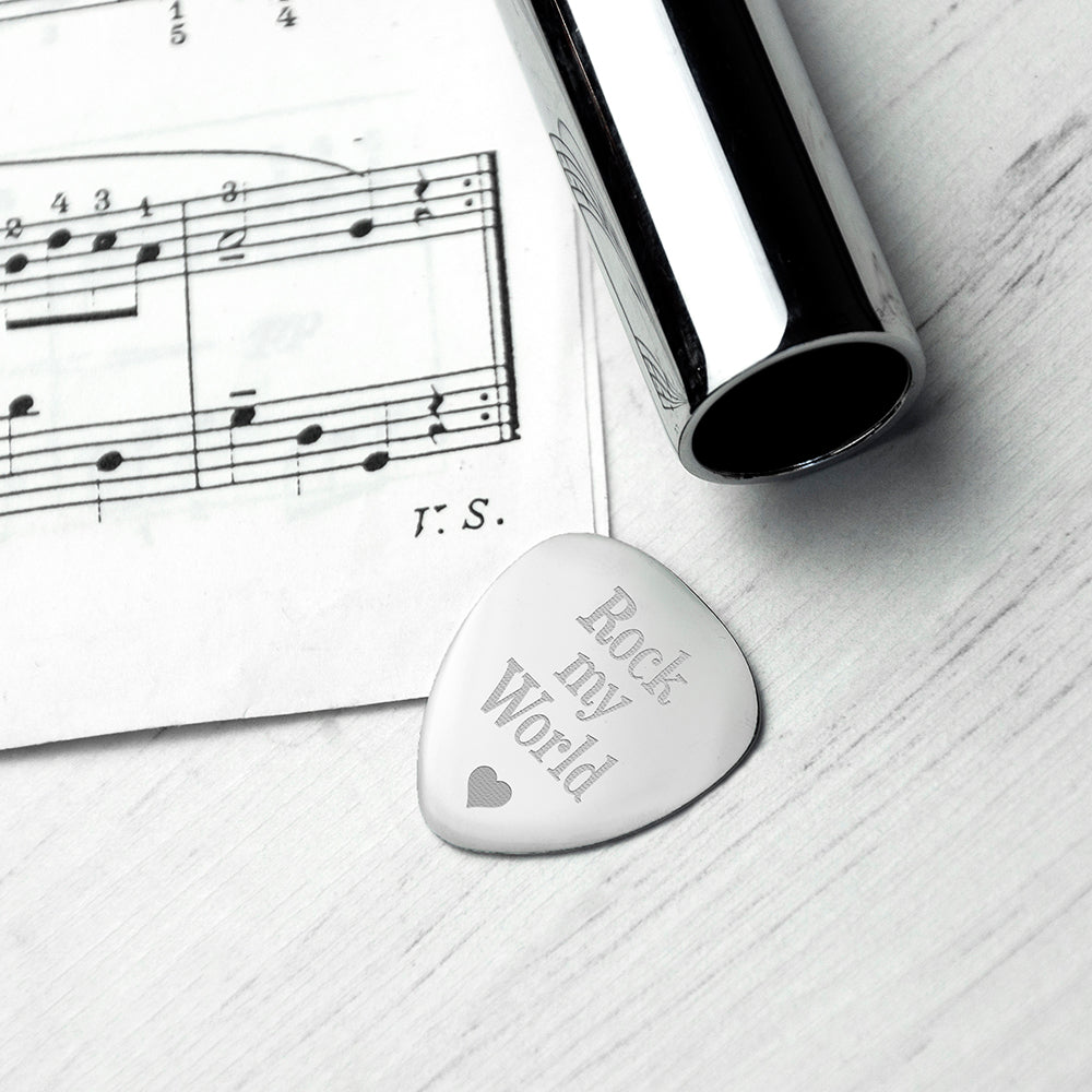 Personalised Romantic Plectrum - treat-republic