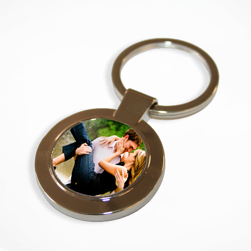 Personalised Round Photo Keyring - treat-republic