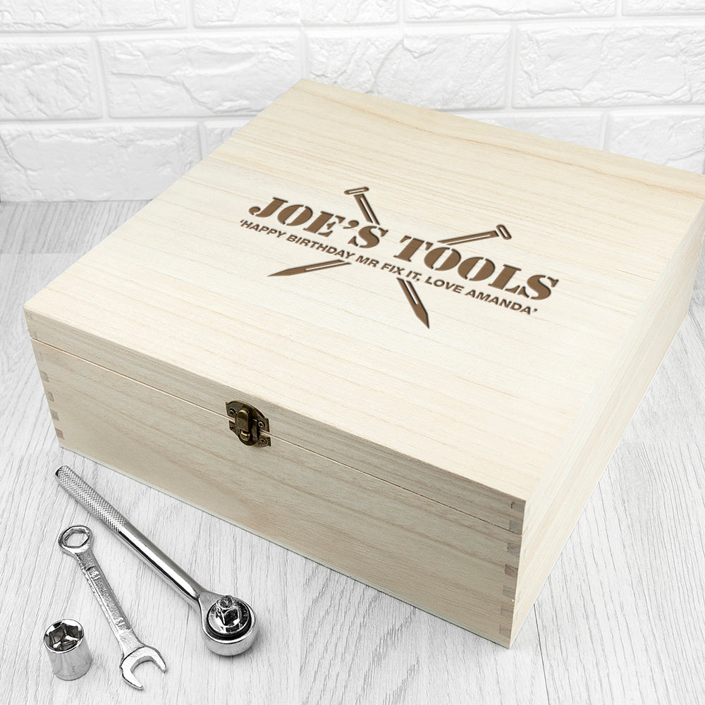 Personalised Saves The Day Tool Box - treat-republic