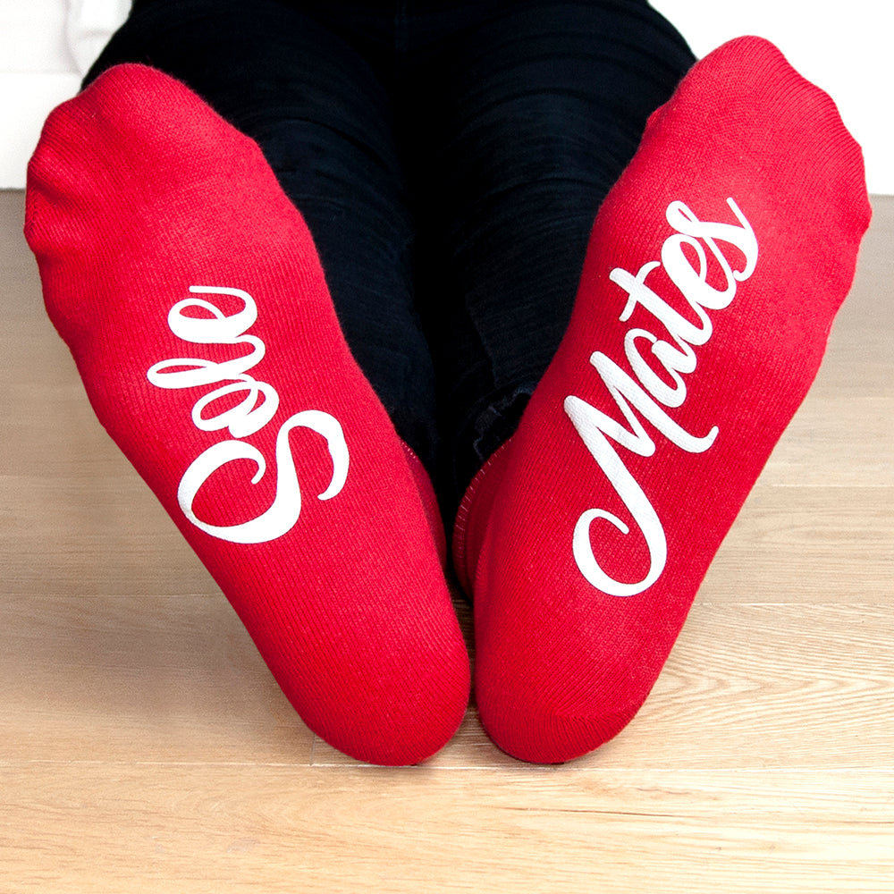 Personalised Sole Mates Romantic Socks - treat-republic