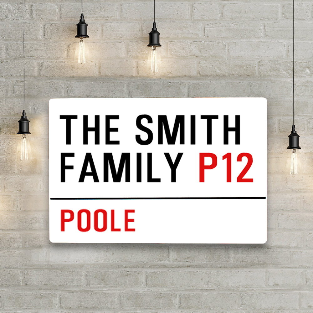 Personalised Street Sign - treat-republic