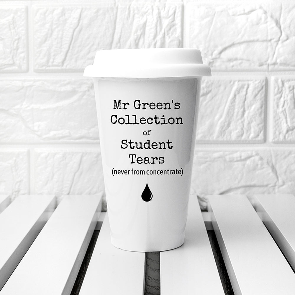 Personalised Students Tears Travel Mug - treat-republic