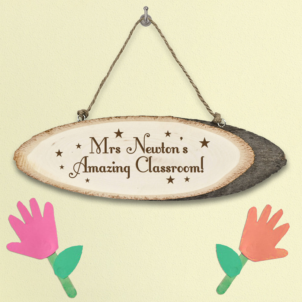 Personalised Super Star Teacher's Classroom Sign - treat-republic