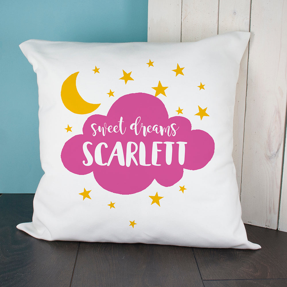 Personalised Sweet Dreams Cushion Cover - treat-republic