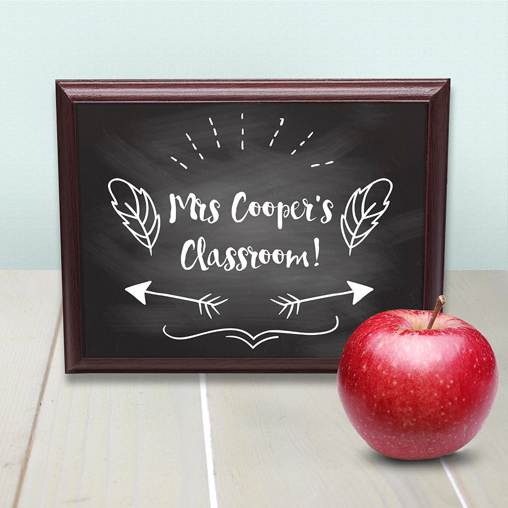 Personalised Teacher's Classroom Sign - treat-republic