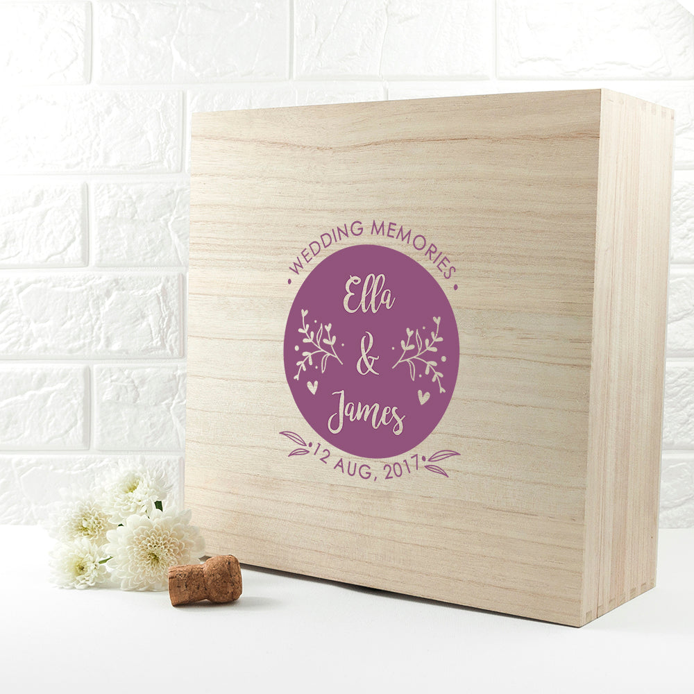 Personalised Wedding Memory Box - treat-republic