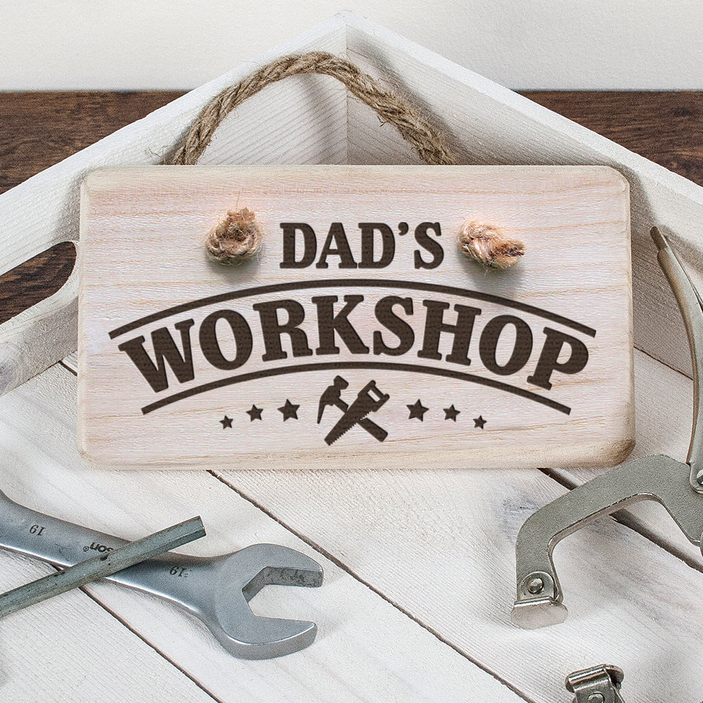 Personalised Wooden Workshop Sign - treat-republic