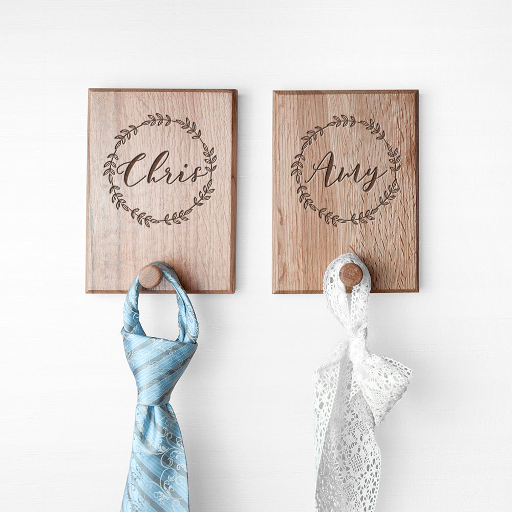 Personalised Wreath Peg Hook - treat-republic